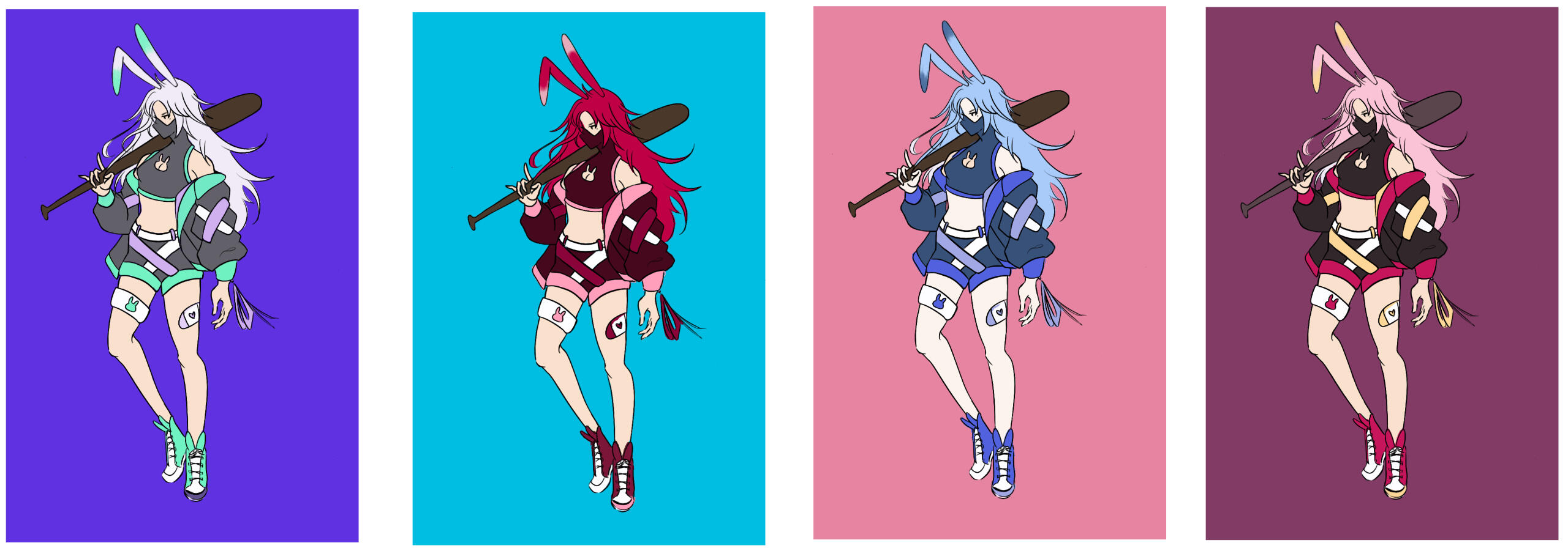 color keys for character design